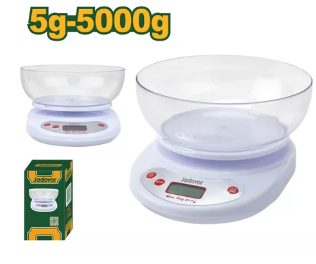 Весы кухонные Jadever с Чашкой 5кг JDKE5507 (1x20) |*
