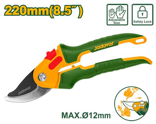 Секатор Jadever №8,5 220mm  (1x60)  |*