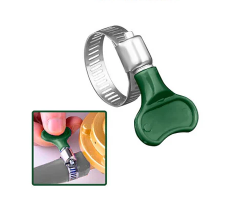 Хомут червячный с Ключем Jadever 8-12mm (1x200)  |*