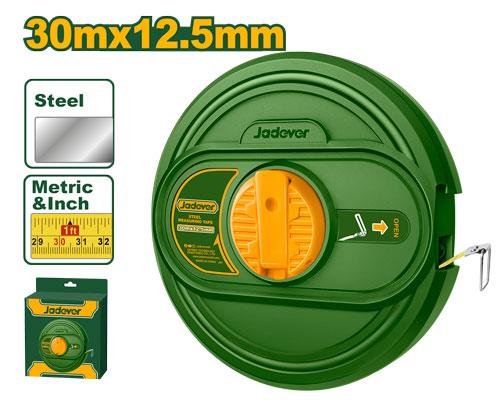 Лента мерная Jadever Круглая Железная 30m x 12,5mm 