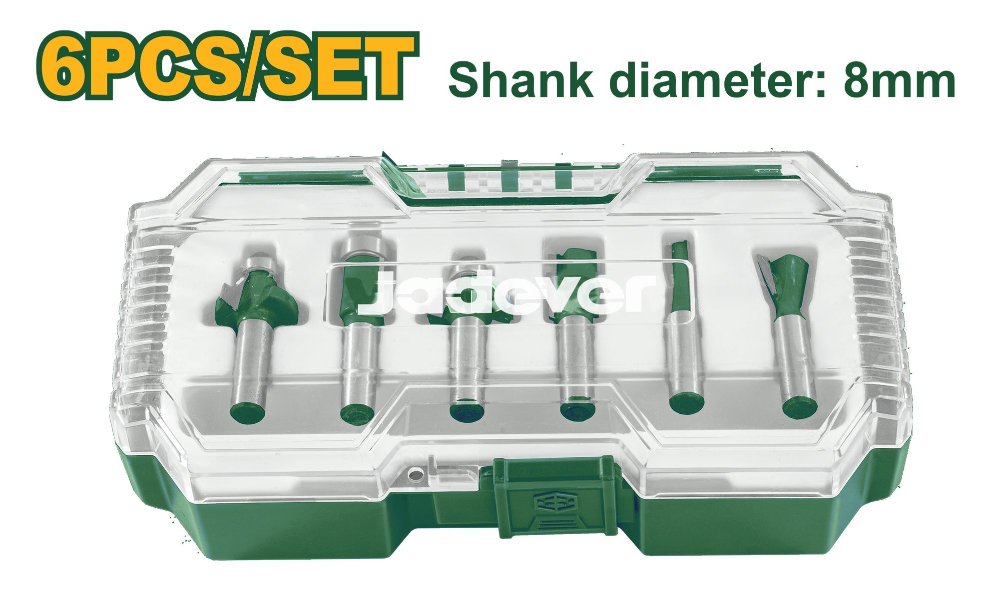 Набор Фрез Jadever 6pcs (1x40)   |*