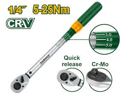 Ключ Динамометрический Jadever 1/4 5-25Nm (1x12)  |*