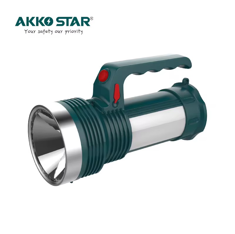 Фонарик AKKO STAR с Ручкой 6W+8W (1x45) |*