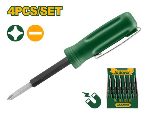 Отвертка Jadever 4в1 (1х144)