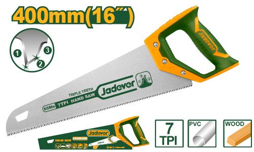 Ножовка по дереву Jadever 400mm JDHW8G16