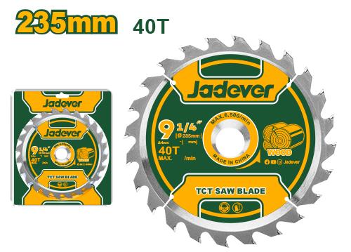 Диск пильный Jadever 235мм 40Т (1x25)   |*