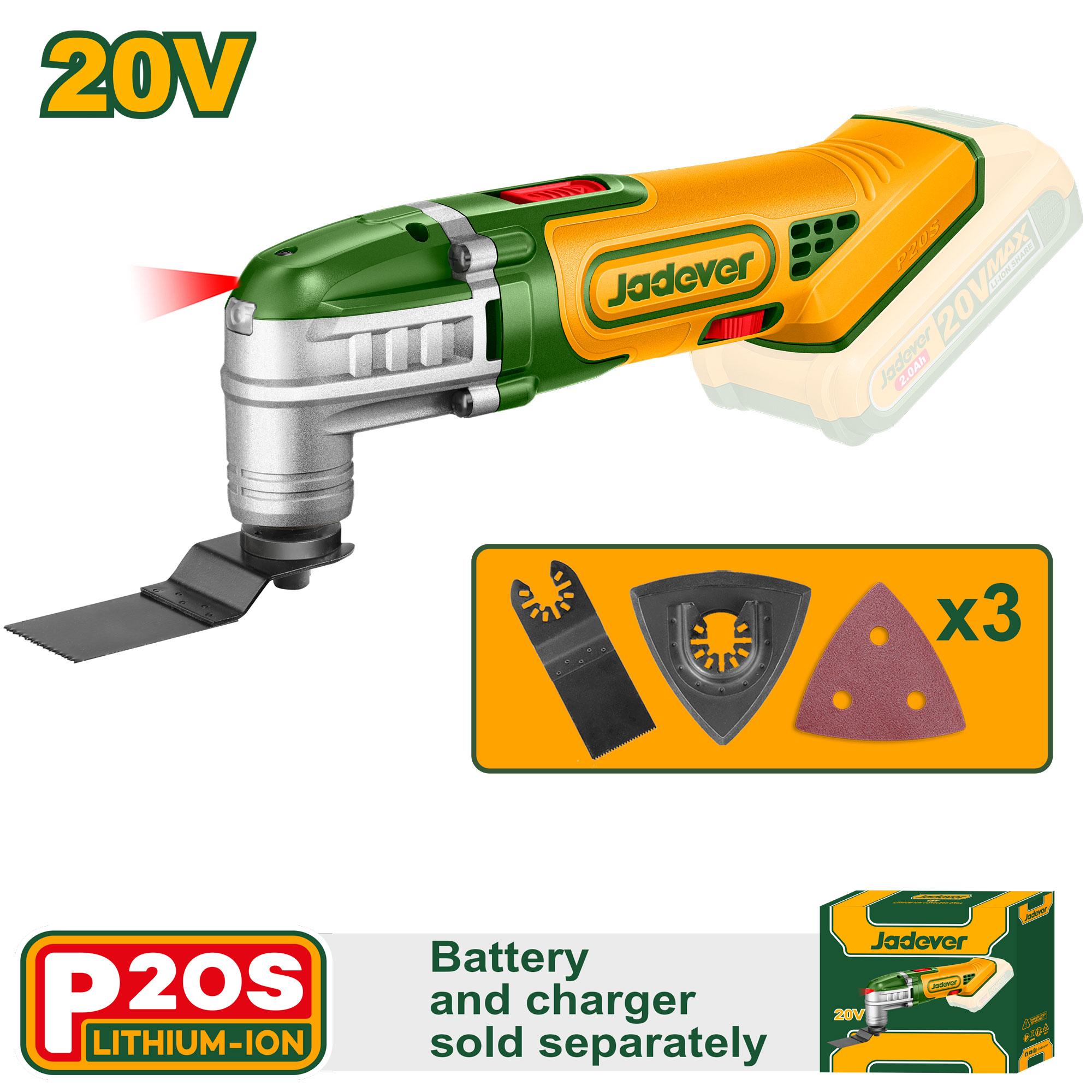 Реноватор (Тушка/без АКБ) Jadever 20v  (1x8)  |*