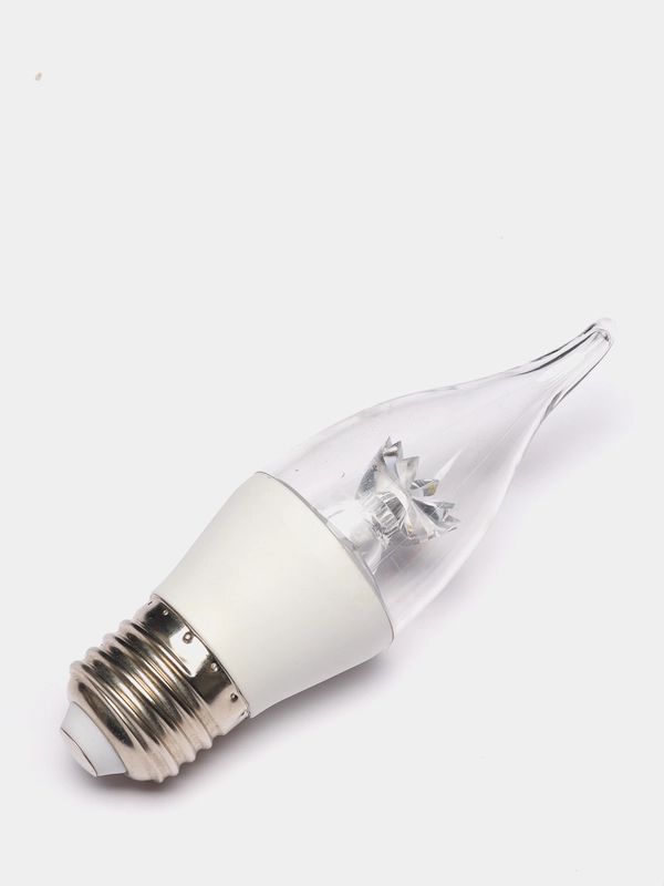 Лампа светодиодная AKKO STAR Роза Свеча на Ветру 6W E27 6500К (1х10)(1x200)