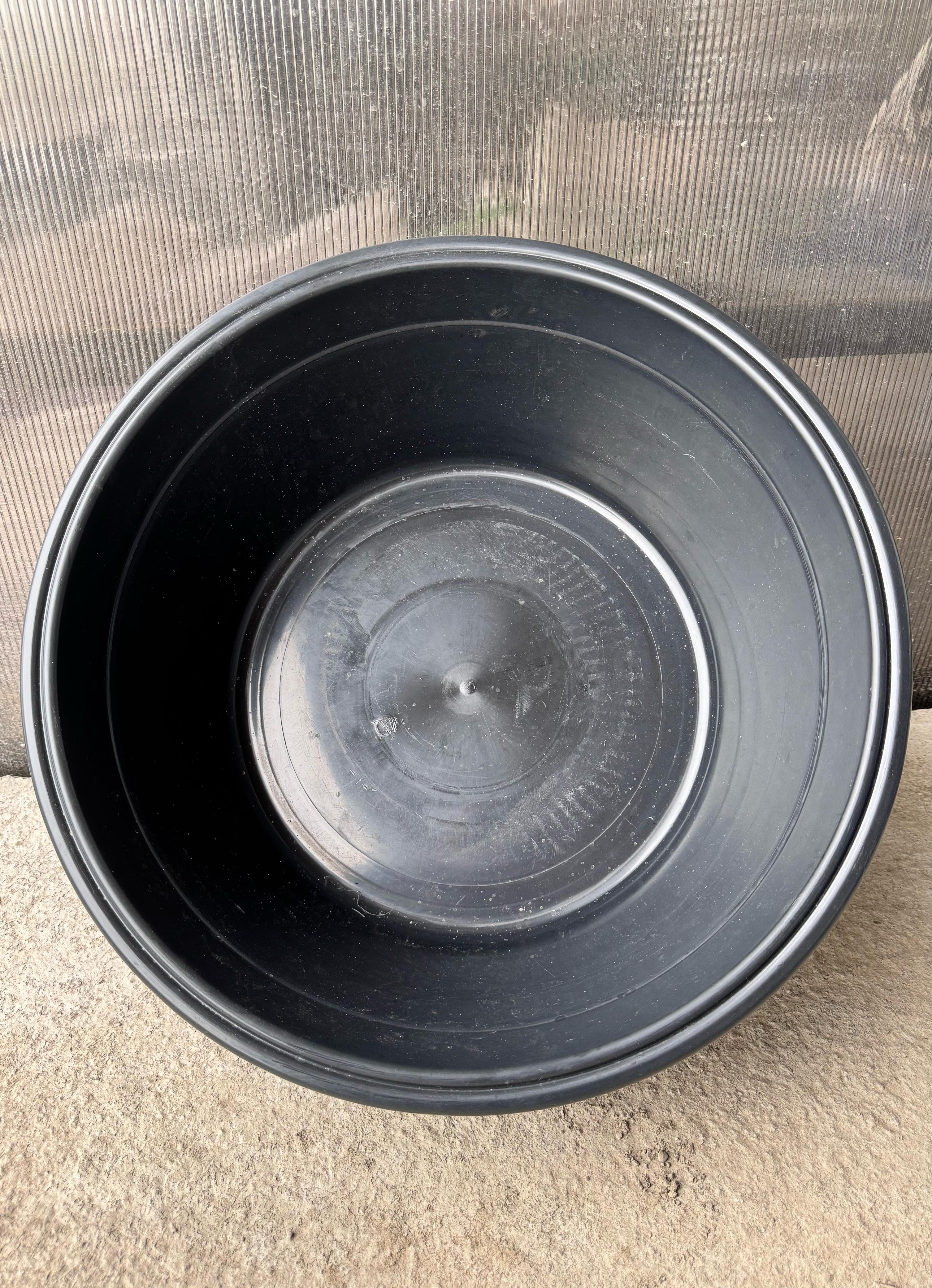 Таз Круглый 30л Черный пластик