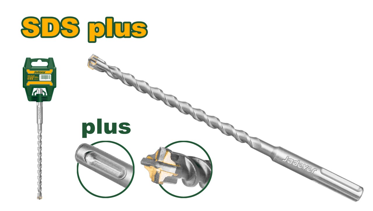 Бур Jadever Крестовой наконечник SDS plus 10х160mm (1x150)   |*