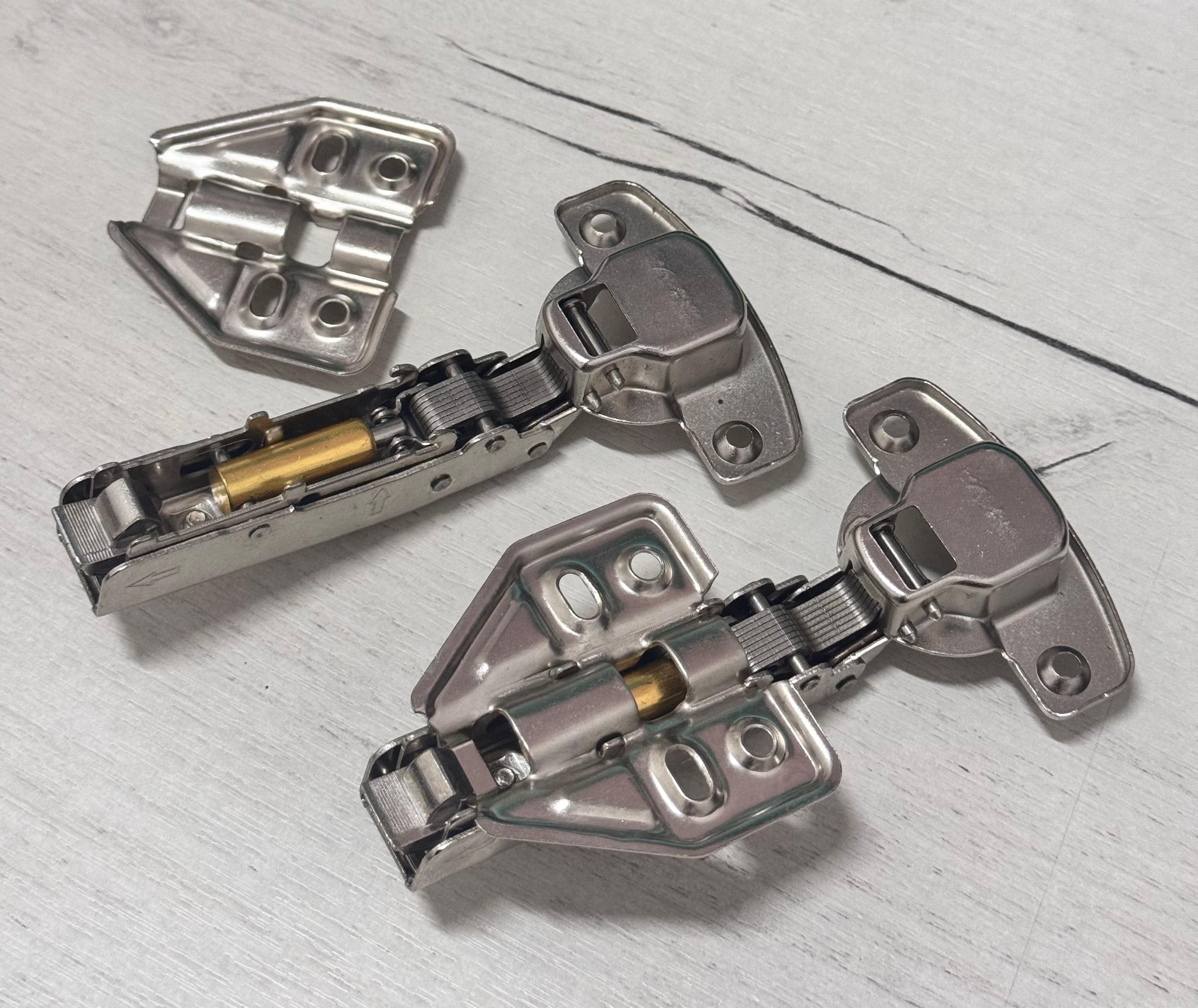 Петля мебельная Лягушка Быстросъемная с Доводчиком (1х100) (1х200) |*