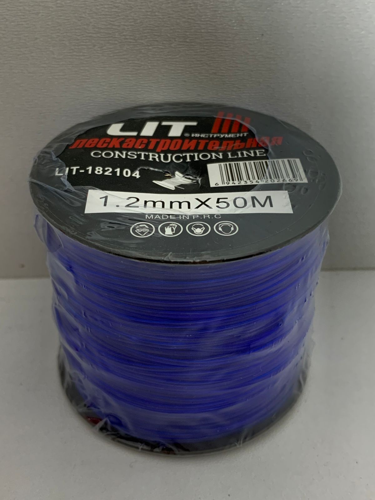 Леска на катушке LIT 1,2мм х 50м СИНЯЯ 1х12 (1х216) |*