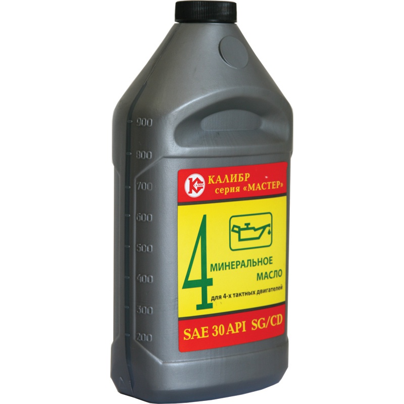 Масло моторное 4-х тактных двигателей Калибр Мастер (1х15)  
