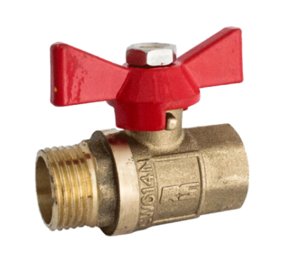 Кран RS 20 бабочка н/вн    (1x12)    |+