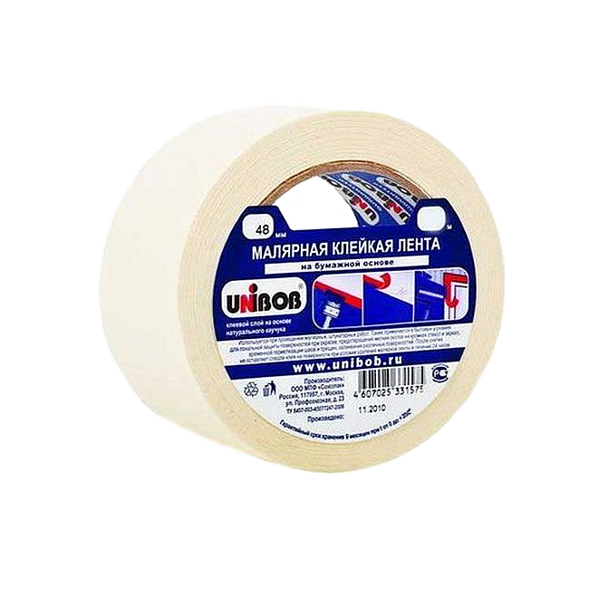 Скотч Малярный UNIBOB 48х40м 1/6/36 37963  /*