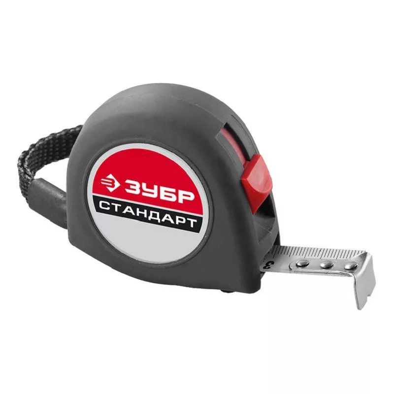 Рулетка ЗУБР АНАЛОГ корпус резин.3м х 16мм (1х10)(1х180)    |*