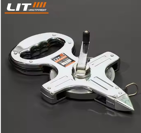 Лента мерная LIT с ручкой Метал.корпус 50м  (1х24) |*