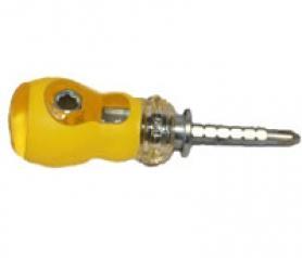 Отвертка Бочка желтая с фиксатором 1x24        /*