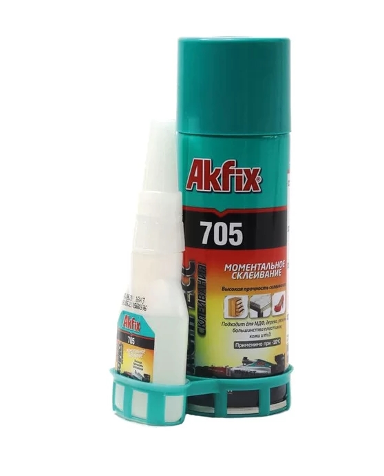 Клей AKFIX 705 400мл +100гр 1х24 /+