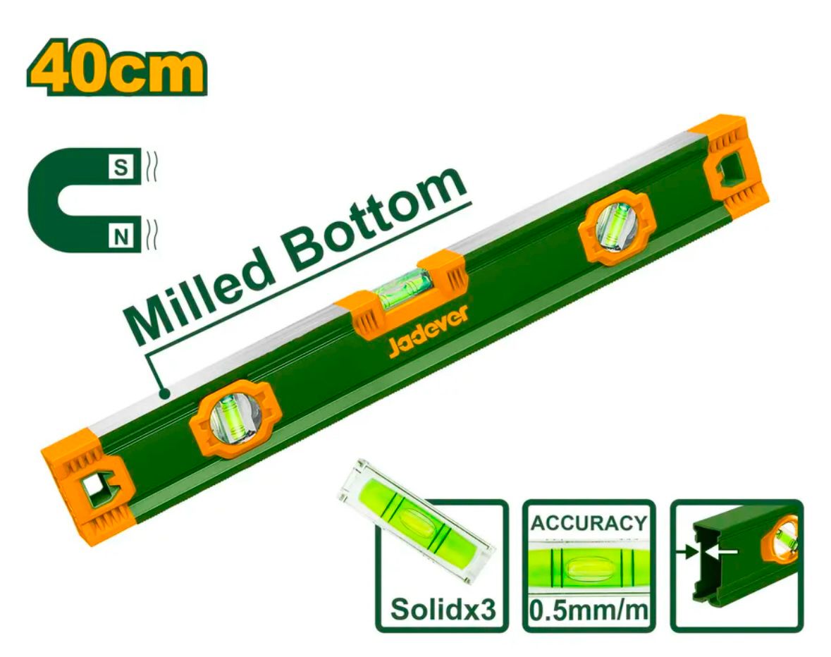 Уровень Jadever Магнитный 40см (1х20)  |*
