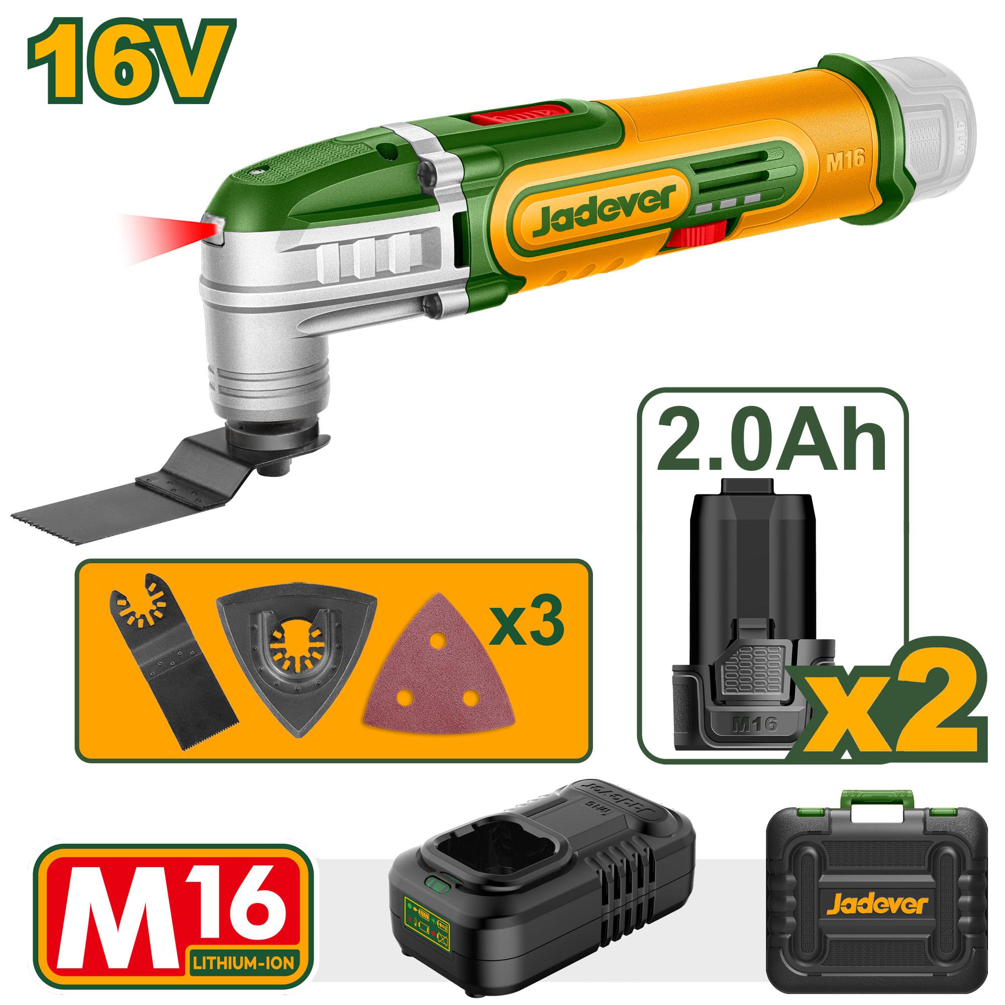 Реноватор Аккумуляторный Jadever 16v  (1x6)  |*